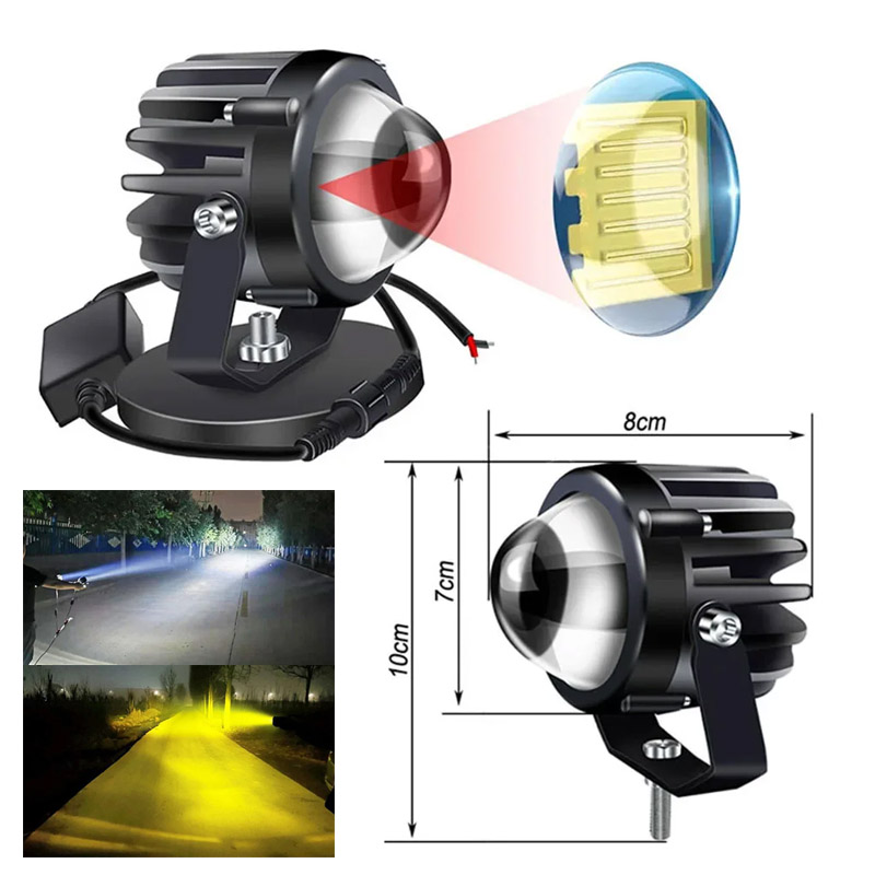 Motocicleta lâmpada led farol  - Headlight Aiming Tool avaliação e preço